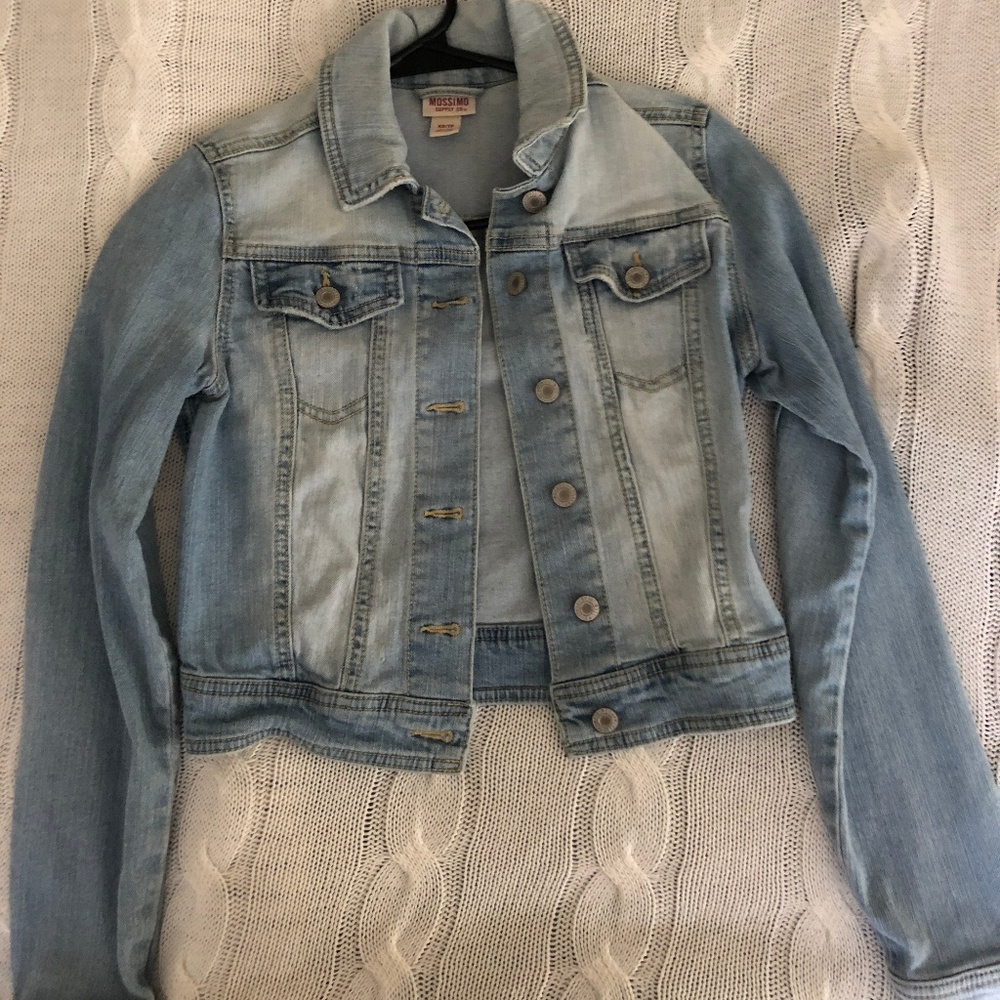 MOSSIMO CROP DENIM JACKET XS
